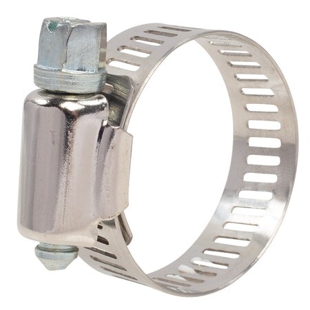 Shark Industries No. 12 11/16-in. to 1-1/4-in. Standard Hose Clamp Vent. Stainless Steel Band, 10PK 16138